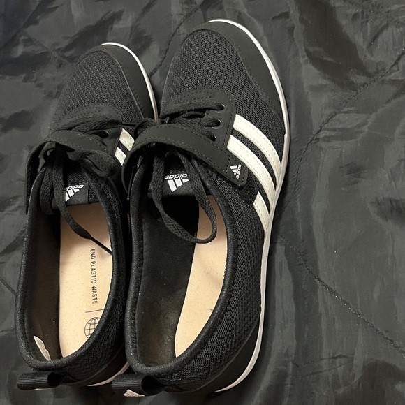 New Adidas Black Slip on Sneakers Diona - Picture 2 of 8